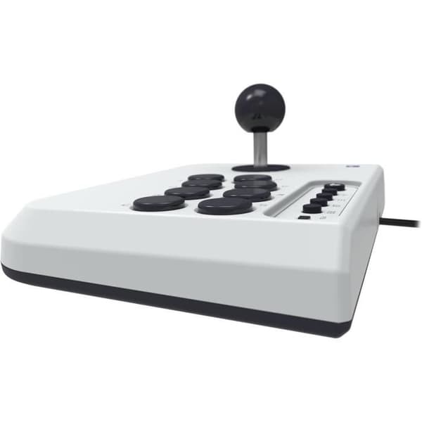 Spelkonsol - HORI - Hori Fighting Stick Mini - Trådbunden - Vibration - Vit Svart