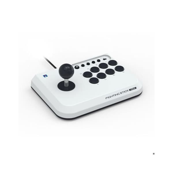 Spelkonsol - HORI - Hori Fighting Stick Mini - Trådbunden - Vibration - Vit Svart