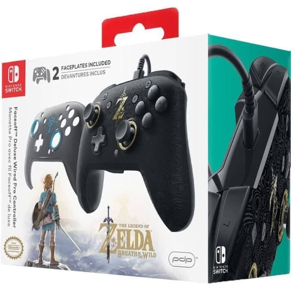PDP Wired Controller för Nintendo Switch Zelda Breath