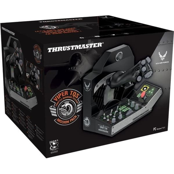 Gasreglage - THRUSTMASTER - Viper TQS Mission Pack - Svart