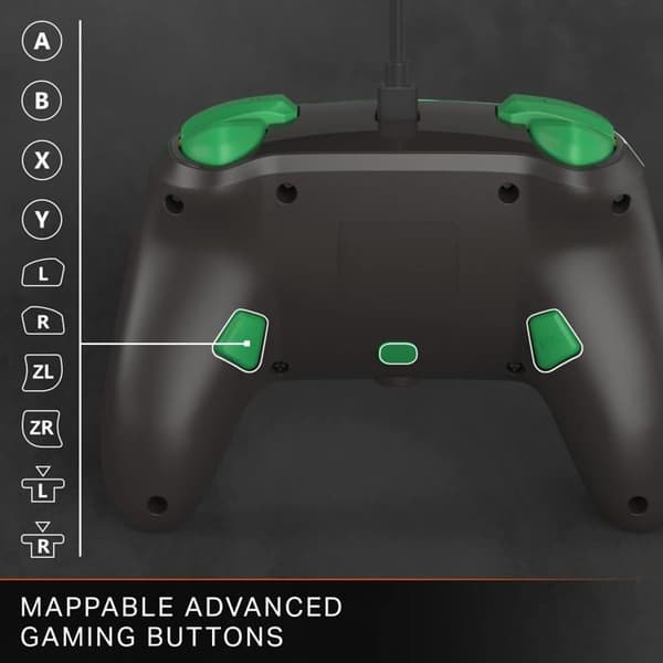 Gamepad - POWER A - Heroic Link - Kabelansluten - 3,5 mm ljudjack - 3 m USB-kabel