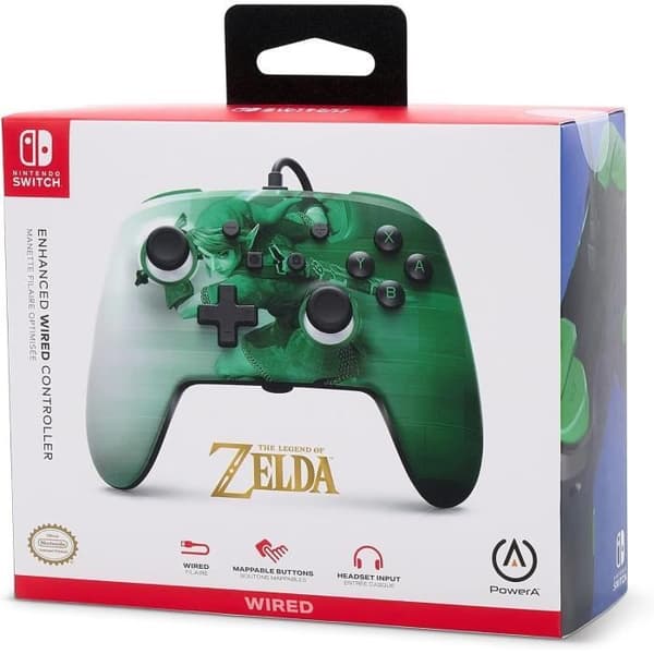 Gamepad - POWER A - Heroic Link - Kabelansluten - 3,5 mm ljudjack - 3 m USB-kabel