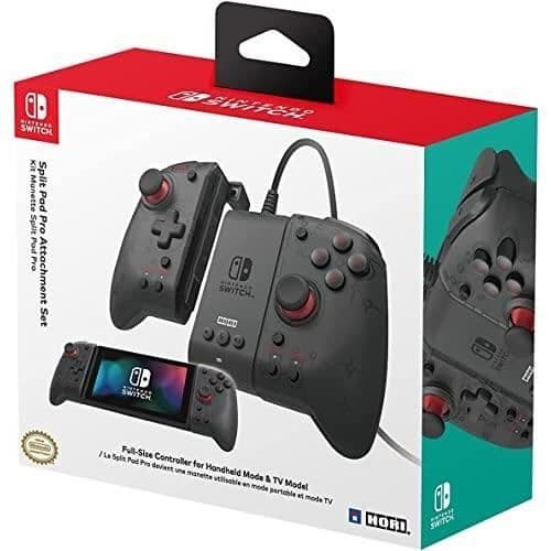 Gamepad - HORI - Split Pad Pro - Svart/Transparent - Trådlös - Nintendo Switch