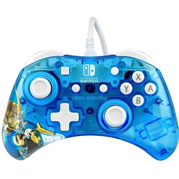 Manett för spel - PDP - Pdp Rock Candy Mini Zelda - Trådad - Flerfärgad - Nintendo Switch