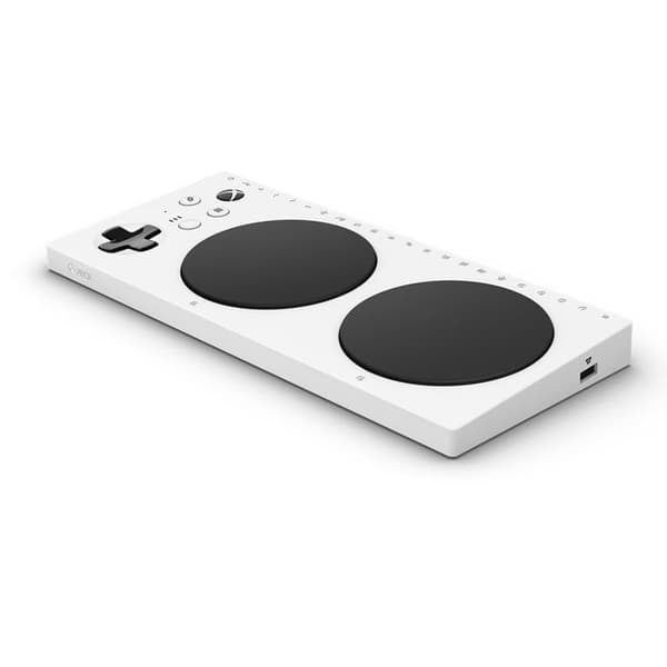 Spelkontroll - Xbox - Xbox Adaptive Controller - Tillgänglighet - Bluetooth - Vit