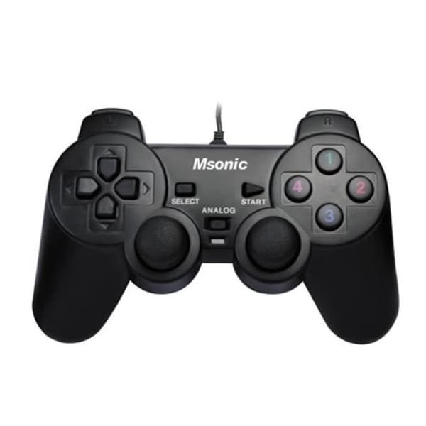 Spelkontroll - VAKOSS - MN3329BK - USB - Multi-plattform - Inbyggd vibration