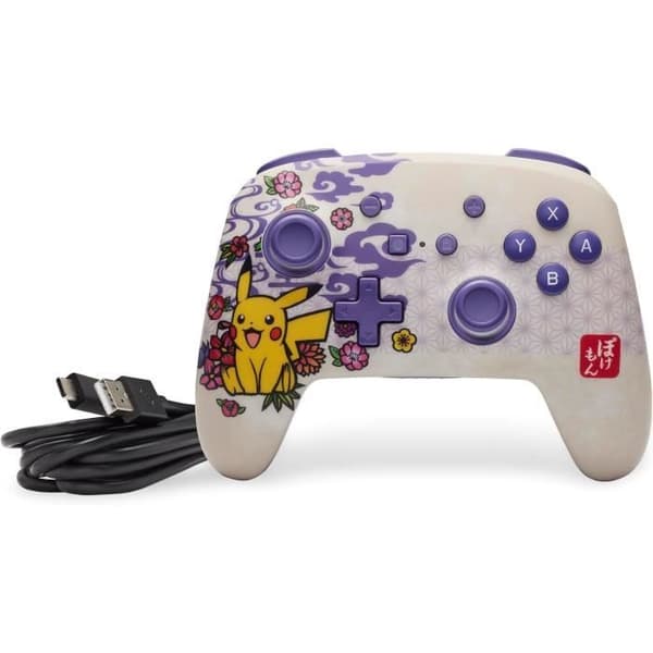 Trådlös handkontroll - POWER A - Nintendo Switch - Pikachu Blossom