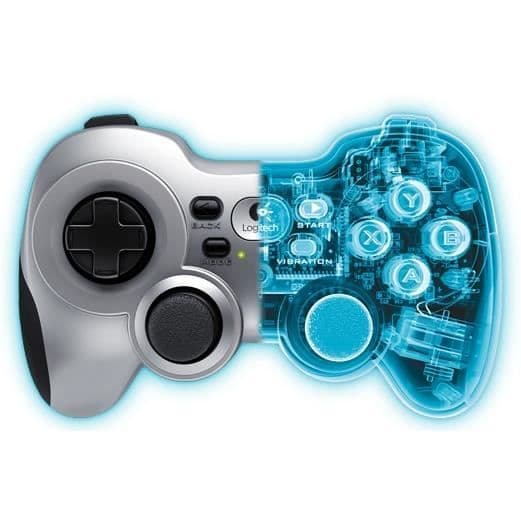 Gamepad - LOGITECH - F710 - Trådlös - Svart, Grå - Integrerad vibration