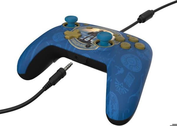 Spelkontroll - Nintendo - Zelda - Trådad - Begränsad upplaga - Blå