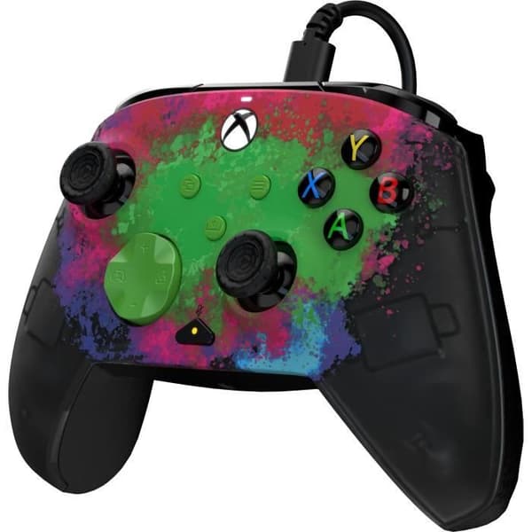 Gamepad - PDP - REMATCH GLOW Space Dust - Trådbunden - Flerfärgad - Xbox Series X
