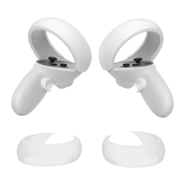 Ohjaimen suojakuori Kiwi Design Q26-2.1 for Meta Quest 2 White