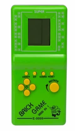 Spill Computer Elektronisk Tetris Neongrønn, RoGer