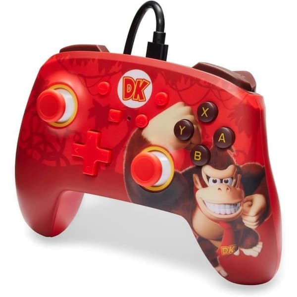 Kabelansluten handkontroll - POWER A - Nintendo Switch - Donkey Kong Flex