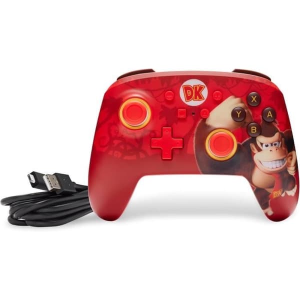 Kabelansluten handkontroll - POWER A - Nintendo Switch - Donkey Kong Flex