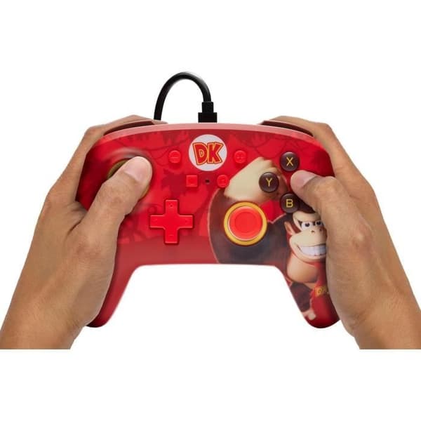 Kabelansluten handkontroll - POWER A - Nintendo Switch - Donkey Kong Flex