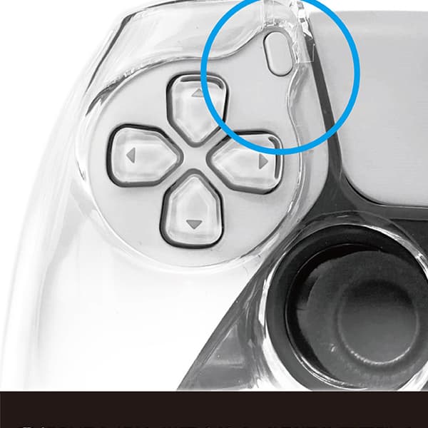 INF Gjennomsiktig beskyttelsesveske for PS5-kontroller