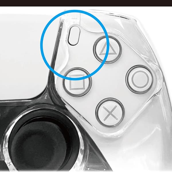 INF Gjennomsiktig beskyttelsesveske for PS5-kontroller