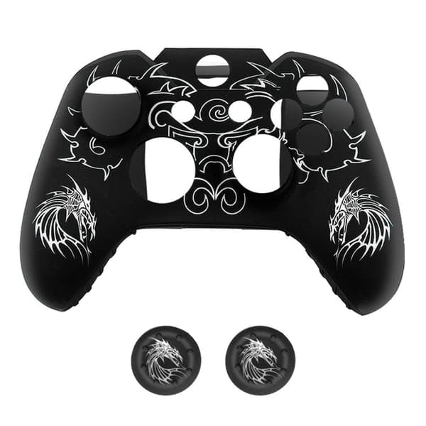 INF White Dragon Design-kontrollerdeksel for Xbox One
