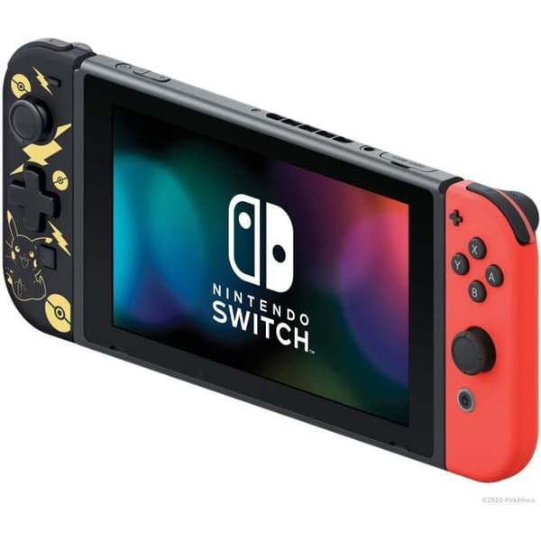Spelkontroll - HORI - Pikachu Black &amp; Golden Edition - Kabelansluten - Nintendo Switch - Traditionell D-Pad