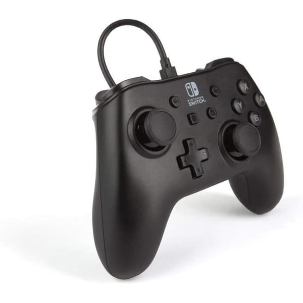 Kabelansluten handkontroll - POWER A - Nintendo Switch - Mattsvart