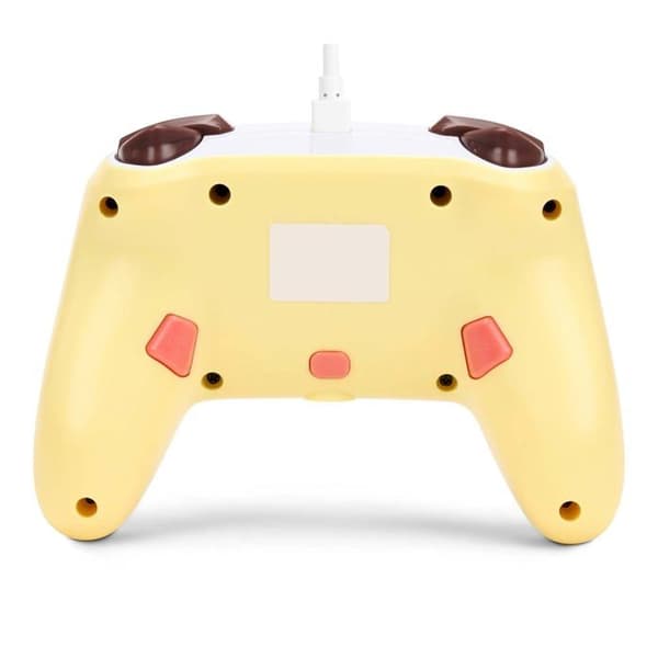 Spelkontroll - PowerA - Förbättrad Trådbunden Kontroller - Trådad - Gul och svart - Kompatibel med Nintendo Switch