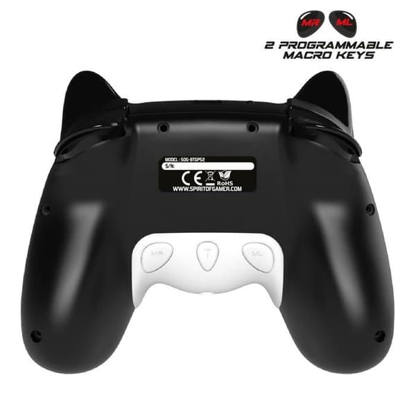 SPIRIT OF GAMER NOA trådlös Bluetooth Switch Controller - Nintendo Game Controller för barn - 2 programmerbara knappar