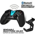 Miniatyrbild 2 av 4: Spelkontroll - Android - Bluetooth - Programmerbar knapp - Smartphone-stöd - Svart