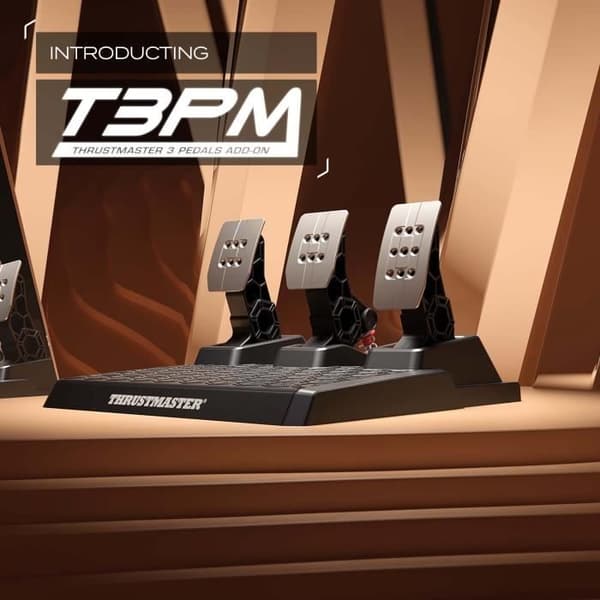 Thrustmaster - T3PM - Magnetiska pedaler - Kompatibel med PS5, PS4, Xbox One, Xbox Series X | S, PC