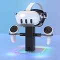 Miniatyrbilde 3 av 3: INF Oculus Quest 3/3s ladestasjon og RGB-stativ