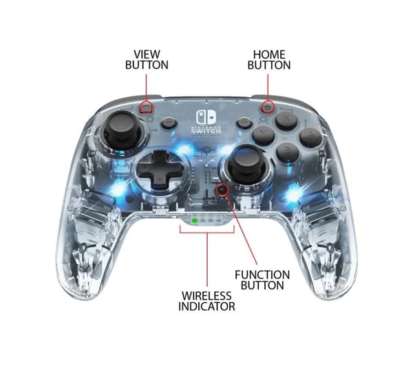 PDP wireless controller Afterglow Deluxe Nintendo Switch
