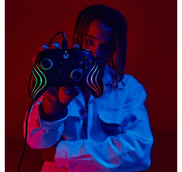 PDP-kontroller Afterglow Wave Xbox, svart