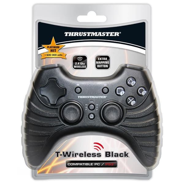 Trådlös Spelkontroll Svart PS3-PC