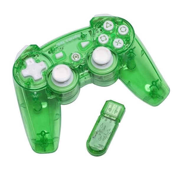 Rock Candy Green PS3 trådlös Gamepad