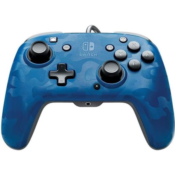 PDP Afterglow Blue Camouflage Wired Controller för Nintendo Switch - officiellt licensierad