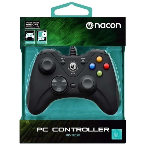 Kabelansluten Controller Big Ben Nacon PCGC-100XF Svart för PC