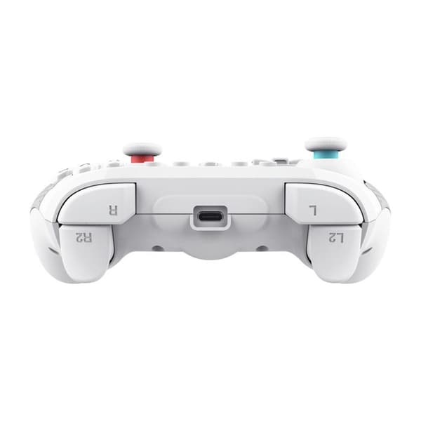 Gamepad - AIQINU - Muta - Vit - Trådlös och trådbunden anslutning - Nintendo Switch-kompatibel