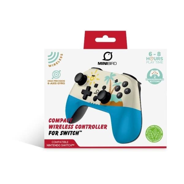 PopTop Minibird trådlös handkontroll "The Island" för Nintendo Switch/Switch Lite/Switch OLED