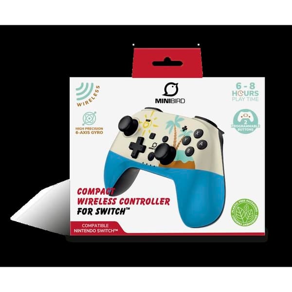 PopTop Minibird trådlös handkontroll "The Island" för Nintendo Switch/Switch Lite/Switch OLED