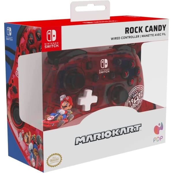 Rock Candy Marioi kart trådbunden handkontroll för Nintendo Switch