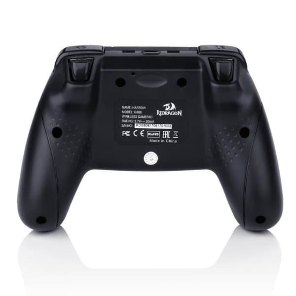Spelkontroll - REDRAGON - HARROW (G808) - Trådlös 2,4 GHz - Vibration - Kompatibel med PC och PS3