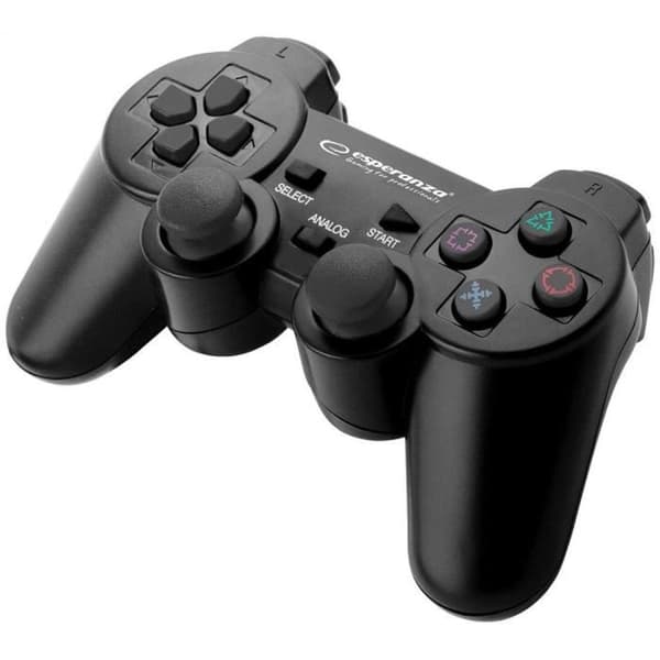 Gamepad - Esperanza - Trooper - Kabelansluten - Svart - Vibration