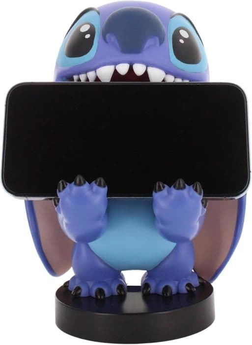 Figurinstöd manette - Disney - Smiley Stitch - 21,6 cm - Kompatibel med PS5 och Xbox - Present till Lilo & Stitch-fan