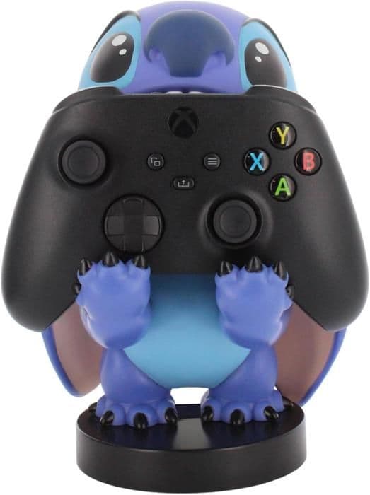 Figurinstöd manette - Disney - Smiley Stitch - 21,6 cm - Kompatibel med PS5 och Xbox - Present till Lilo & Stitch-fan
