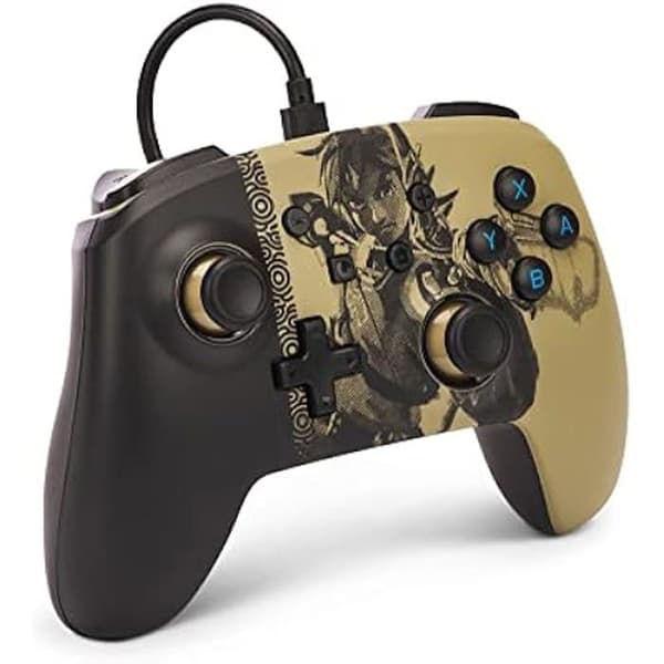 PowerA uppgraderad handkontroll för Nintendo Switch, Switch OLED-modell och Nintendo Switch Lite, speltillbehör, handkontroll