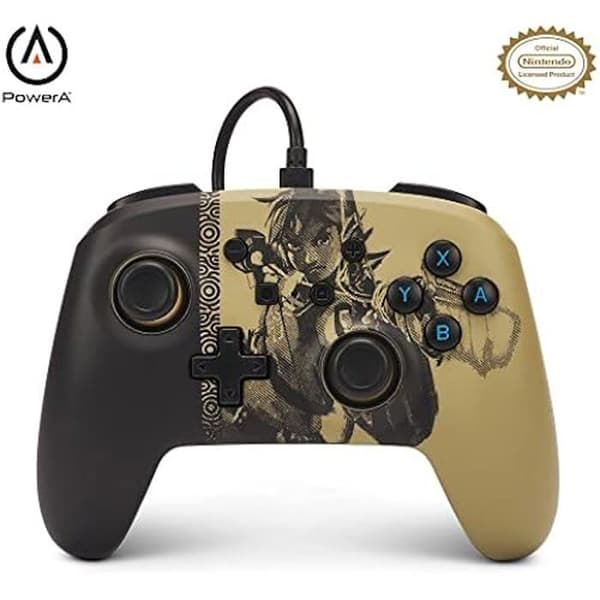 PowerA uppgraderad handkontroll för Nintendo Switch, Switch OLED-modell och Nintendo Switch Lite, speltillbehör, handkontroll