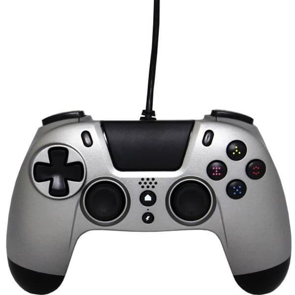 Gioteck - VX4 - Kabelansluten PS4-kontroller - 3.5 Jack-port - Ergonomisk design (titan)