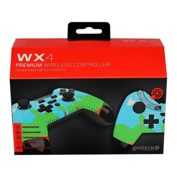 Gioteck - WX4 - Bluetooth Switch Controller - Ergonomisk design - Trådlös - (Sky Design)