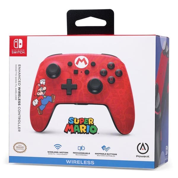 Manette utan tråd Här går vi Mario-tillbehör-SWITCH