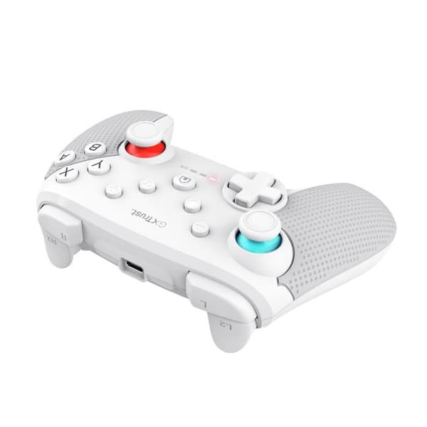 Gamepad - AIQINU - Muta - Vit - Trådlös och trådbunden anslutning - Nintendo Switch-kompatibel