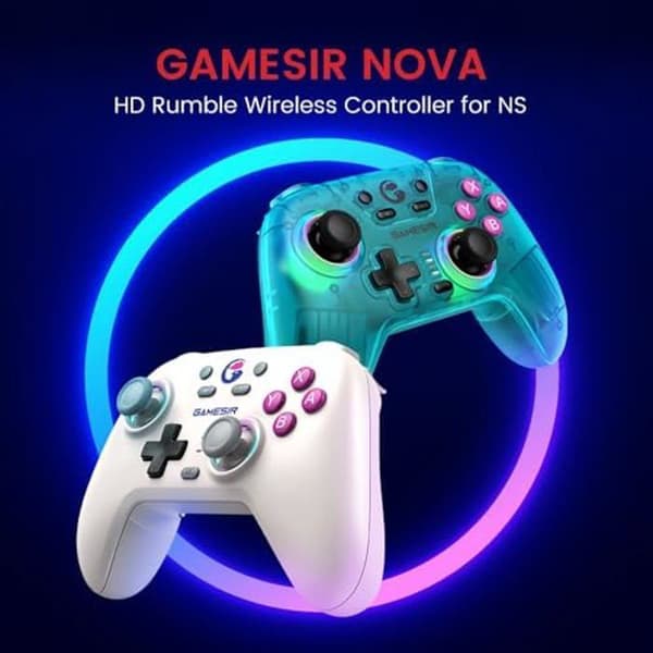 Spelkontroll - GAMESIR - GameSir Nova - Trådlös - LED RGB - Uppladdningsbar 1200mAh